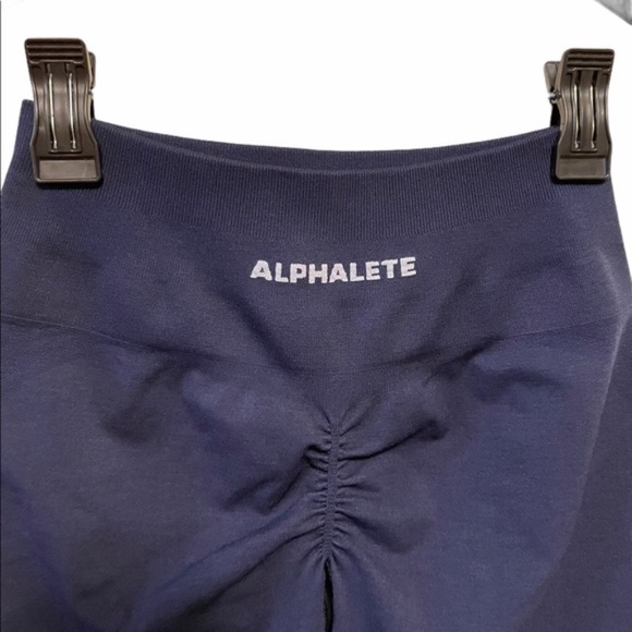 Alphalete Amplify Shorts (Tuxedo Navy Blue) - Picture 4 of 5